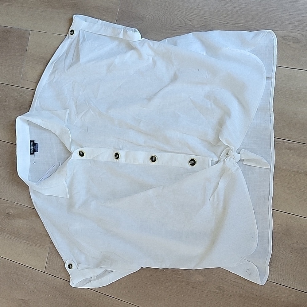 CITY Chic White Women's Shirt L/20